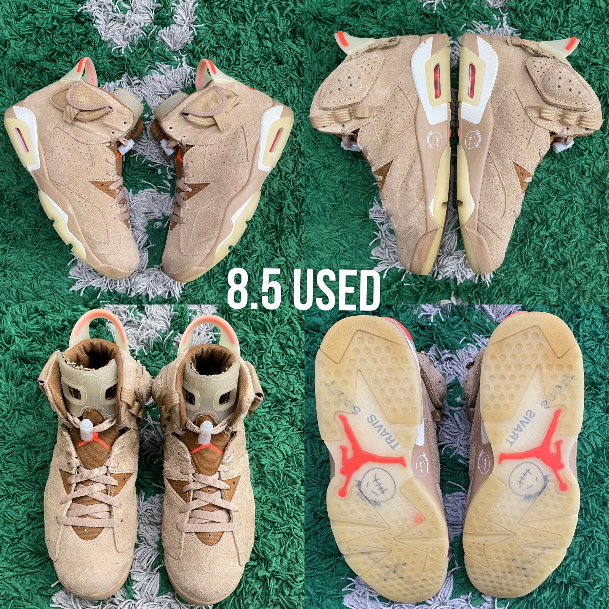 Air Jordan 6 Retro x Travis Scott "British Khaki”