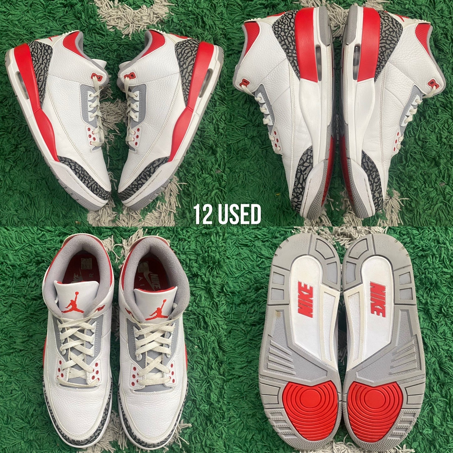 Air Jordan 3 Retro Nike Air “Fire Red 2022” USED