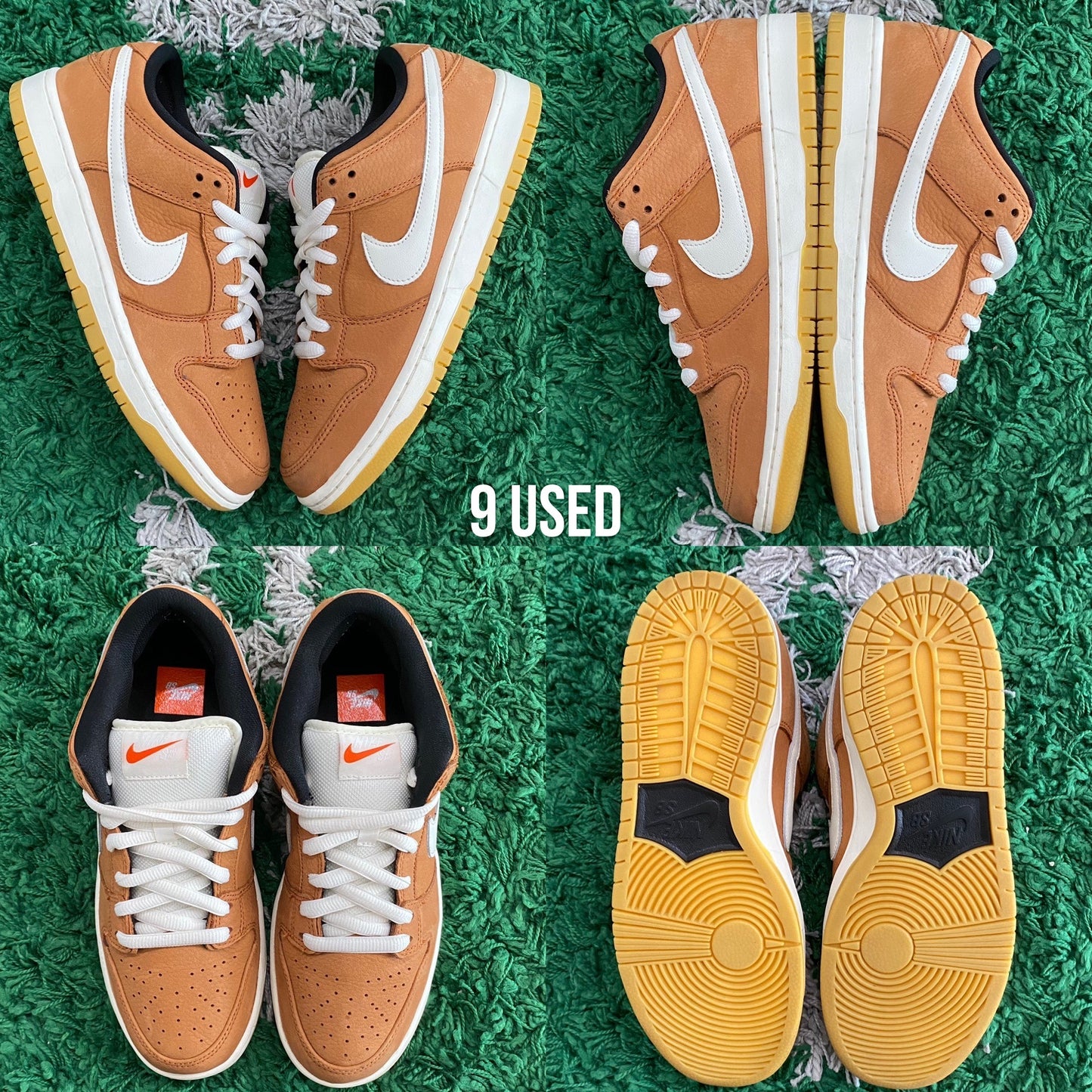 Nike SB Dunk Low " Dark Russet" USED