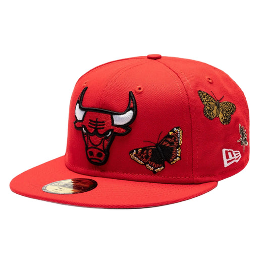 FELT x New Era "Chicago Bulls"  Red Fitted