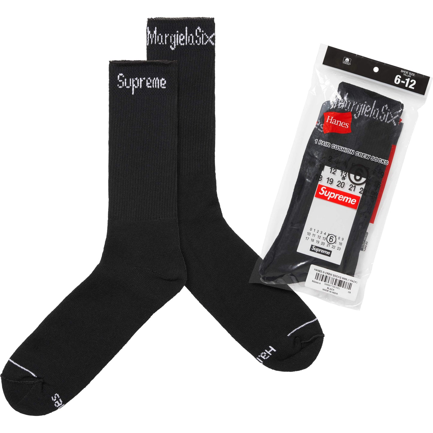 Supreme/Hanes x Maison Margiela Socks (1 Pack)