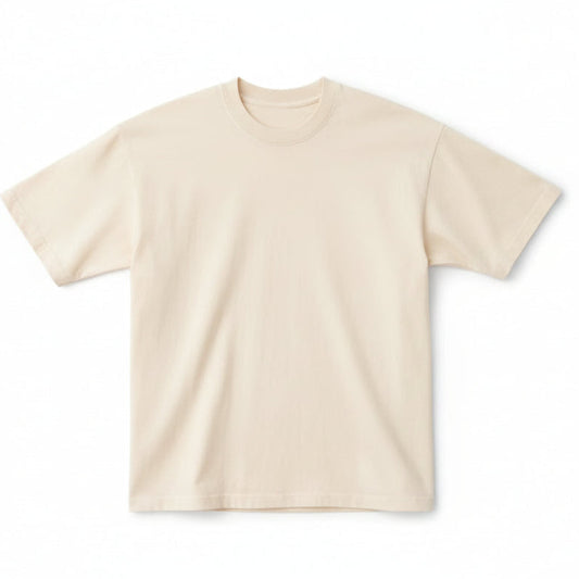 Sole Garden Cream Blank T-Shirt