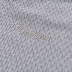 Honor The Gift "Honor Textured" Grey Knit Quarter Zip