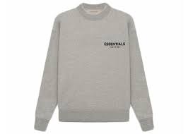 Fear Of God Essentials Kids Dark Oatmeal Crewneck