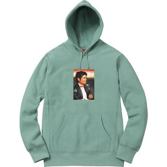 Supreme 'Michael Jackson' Seafoam Hooded Sweatshirt