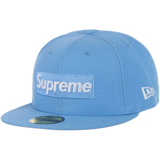 Supreme 'Shop Box Logo' New Era 59Fifty Light Blue Fitted Hat