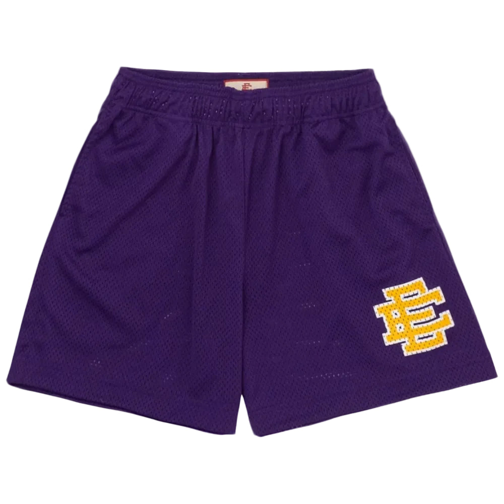 Eric Emanuel 'EE Basic/Core' Purple/Yellow Short
