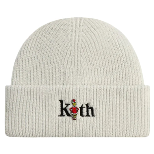 Kith x T"he Grinch Mia" Light Heather Grey Beanie