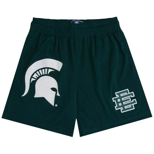 Eric Emanuel 'EE Michigan St.' Green Shorts
