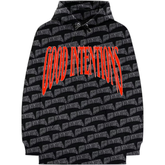 Vlone x Nav "Good Intentions All Over Print" Hoodie
