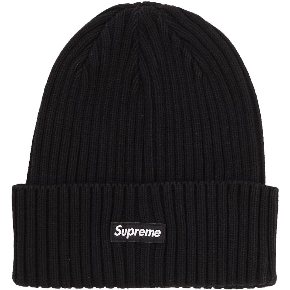 Supreme 'Overdyed' Black Beanie