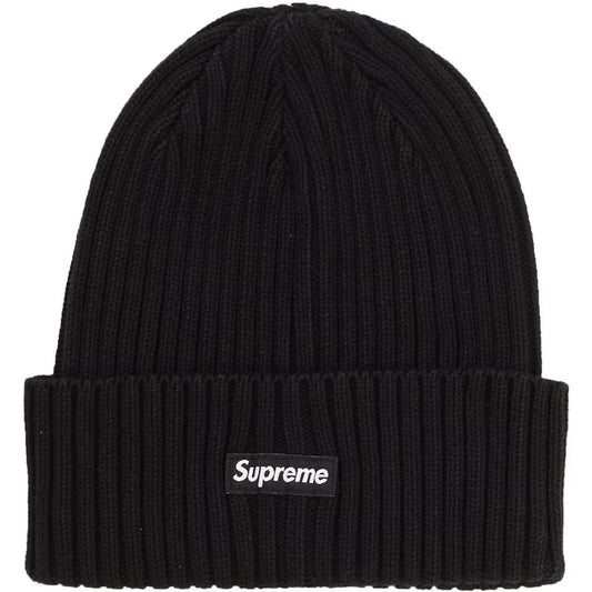 Supreme 'Overdyed' Black Beanie