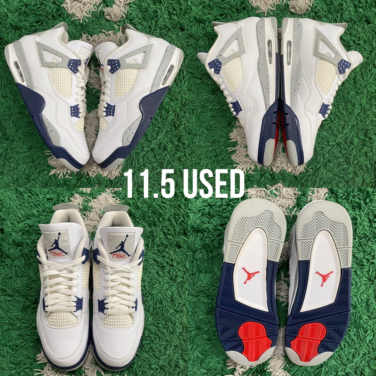 Air Jordan 4 Retro “Midnight Navy” USED