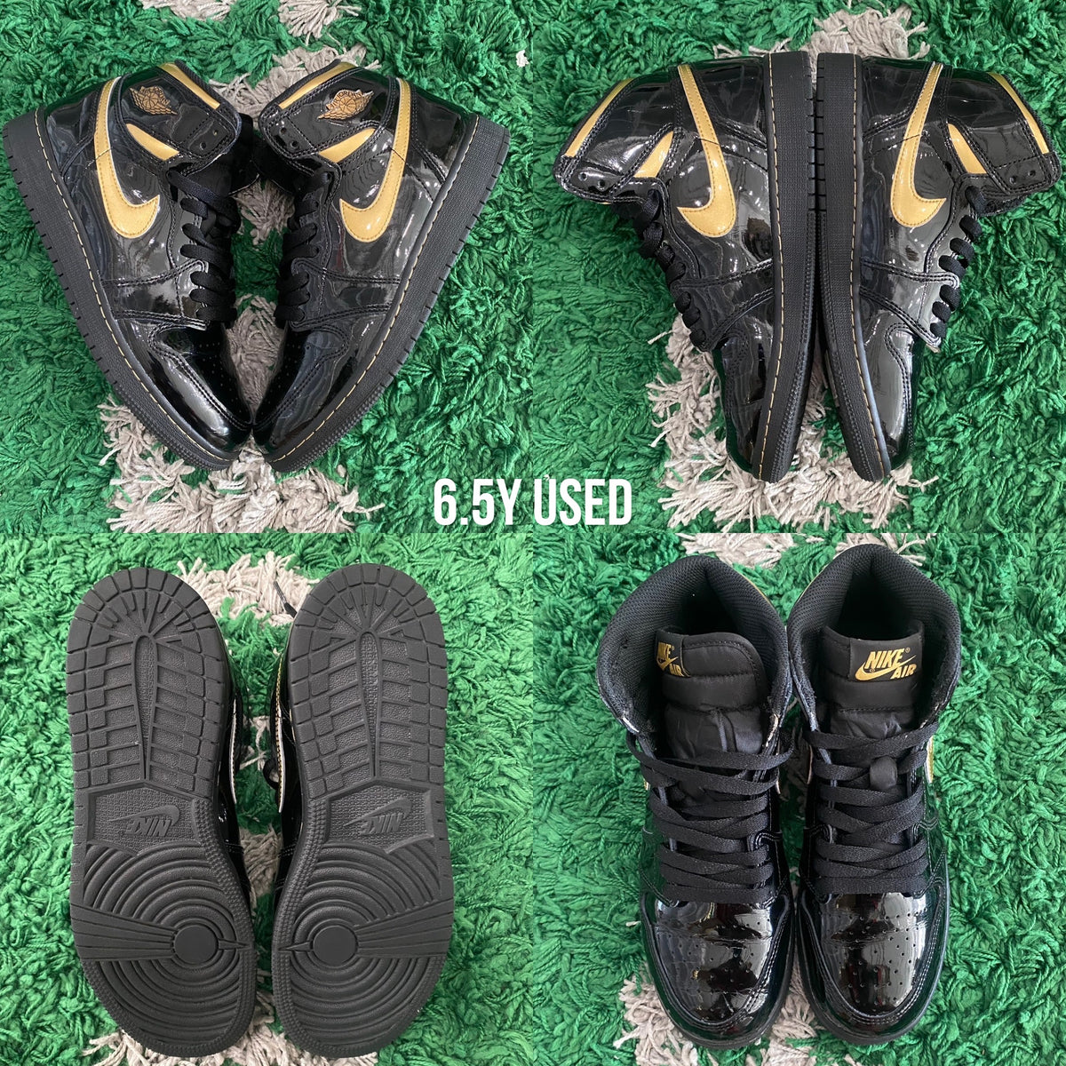 Air Jordan 1 High "Black Metallic Gold"