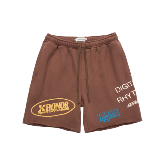 Honor The Gift "Studio" Brown Sweat Shorts