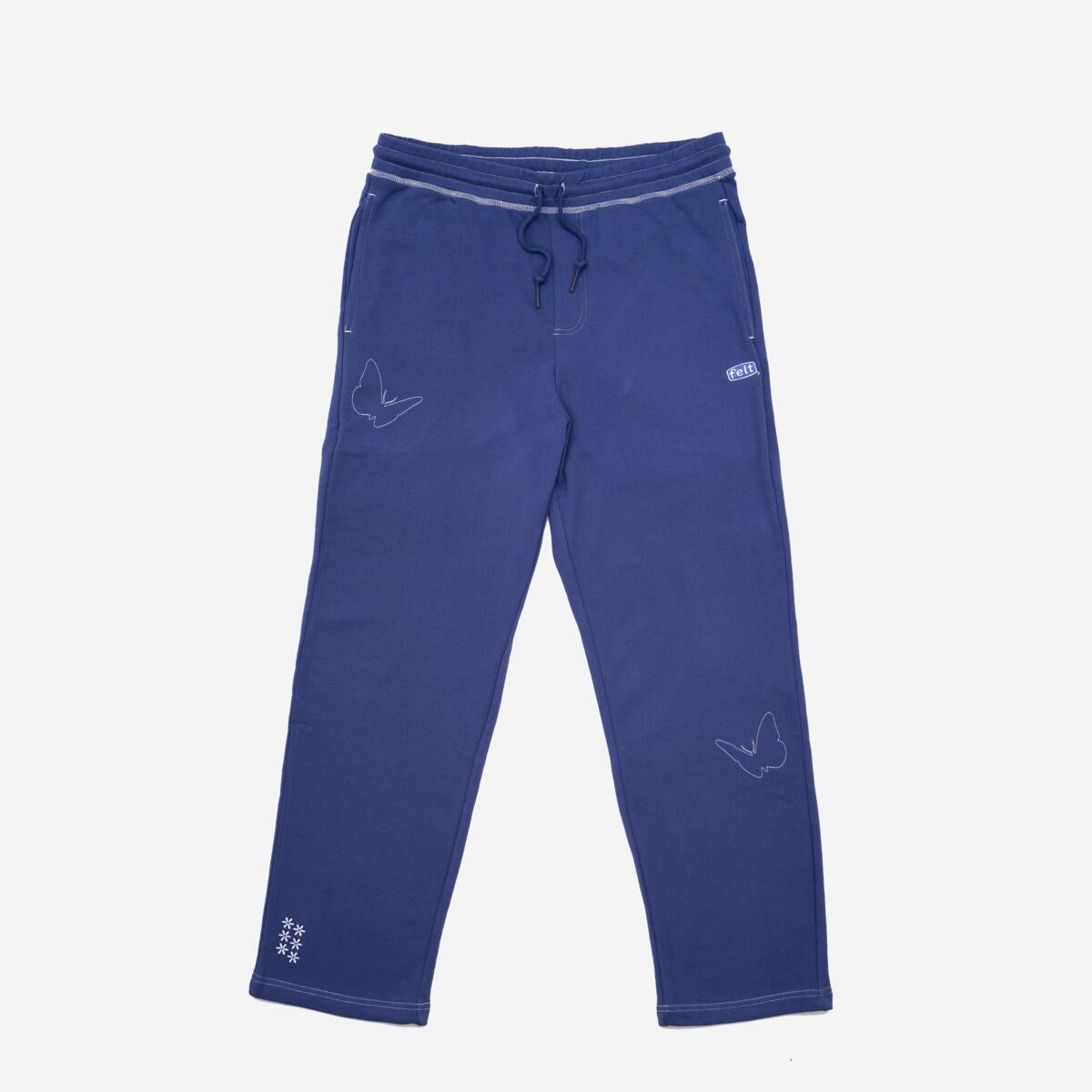 FELT "Contrast Stitched" Mild Purple Sweatpants