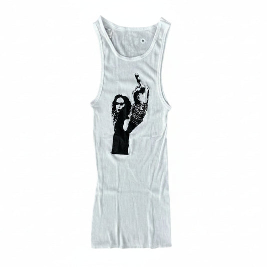 Chrome Hearts 'Mayumi' White Tank Top