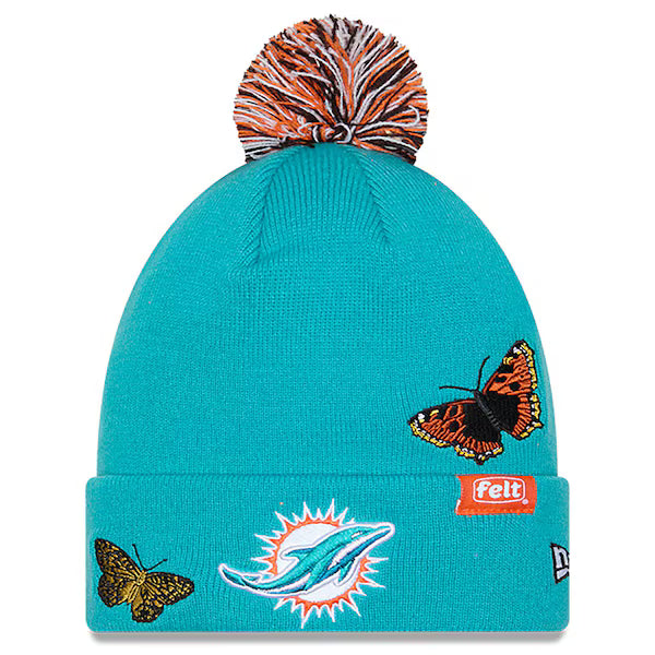 FELT x New Era "Miami Dolphins" Teal Beanie