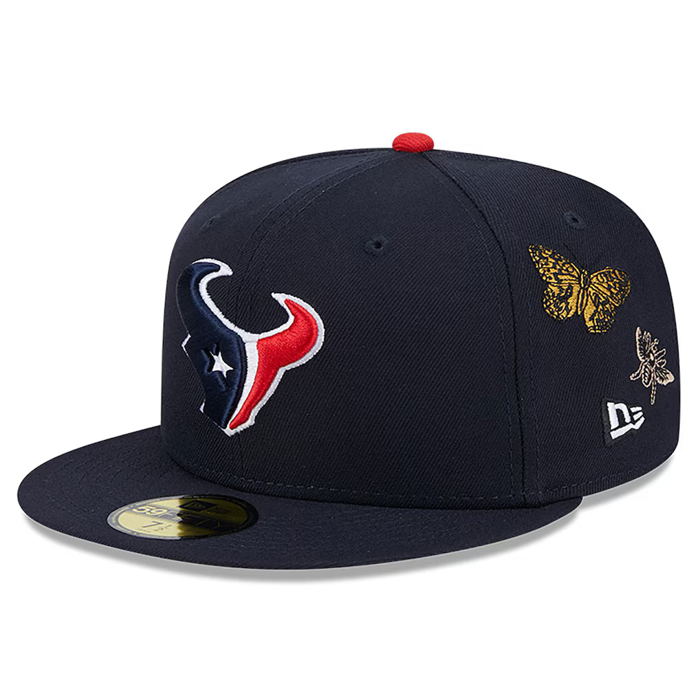 FELT x New Era 59FIFTY  "Houston Texans" Navy Fitted