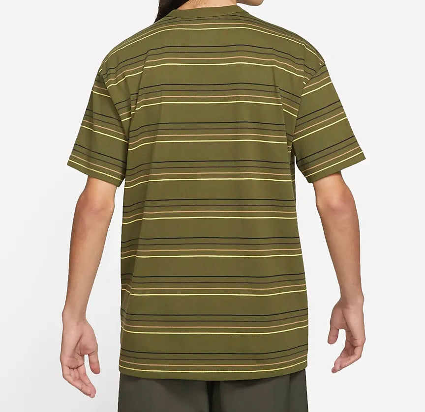 Nike Premium Tee Olive Stripe