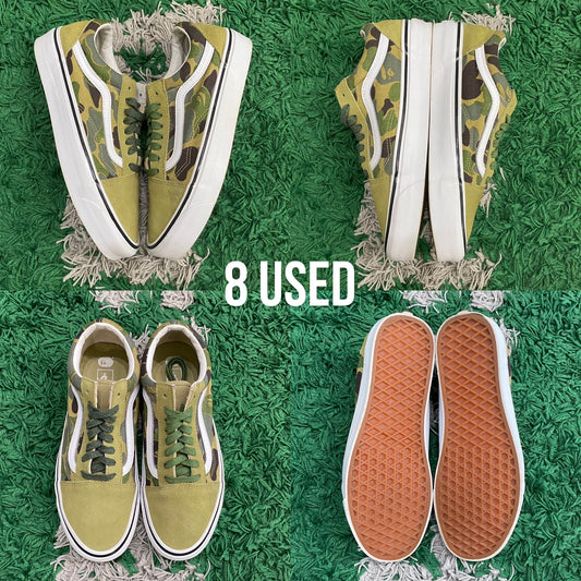 Vans Old Skool x Bape "Green ABC Camo"