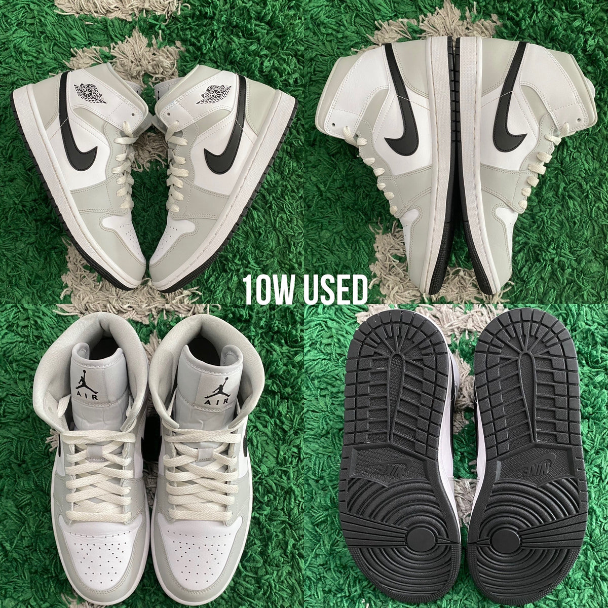 Air Jordan 1 Mid “Light Smoke Grey” WMNS