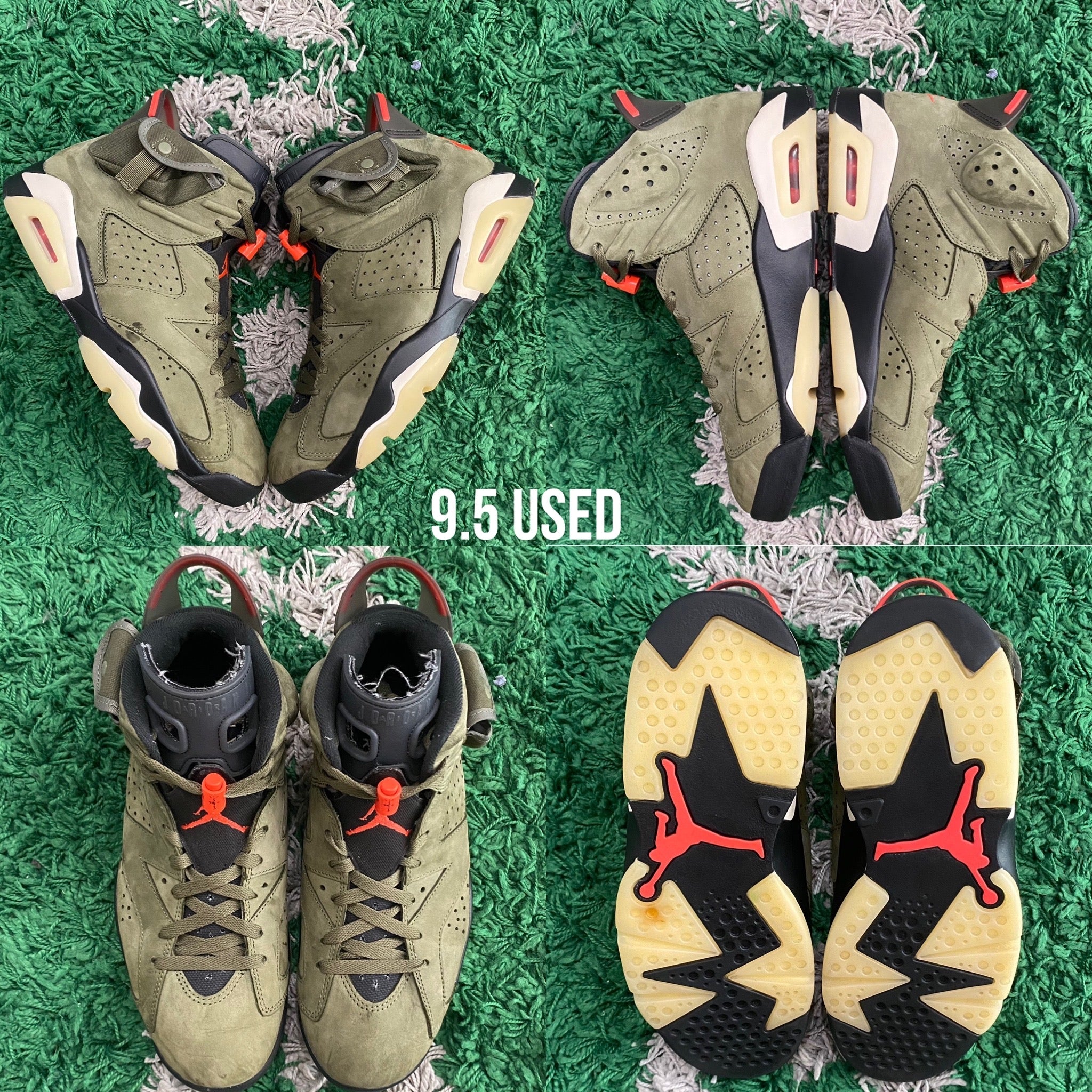 Air Jordan 6 Retro x Travis Scott "Olive"