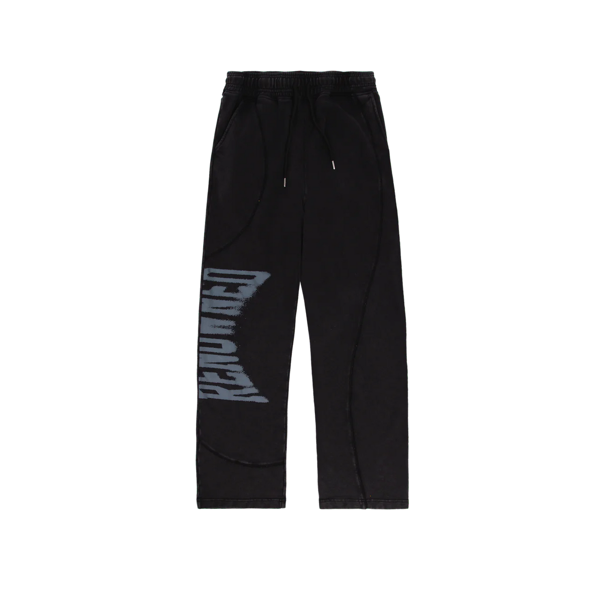 Renowned "Lucid Arch Logo" Black Sweatpants