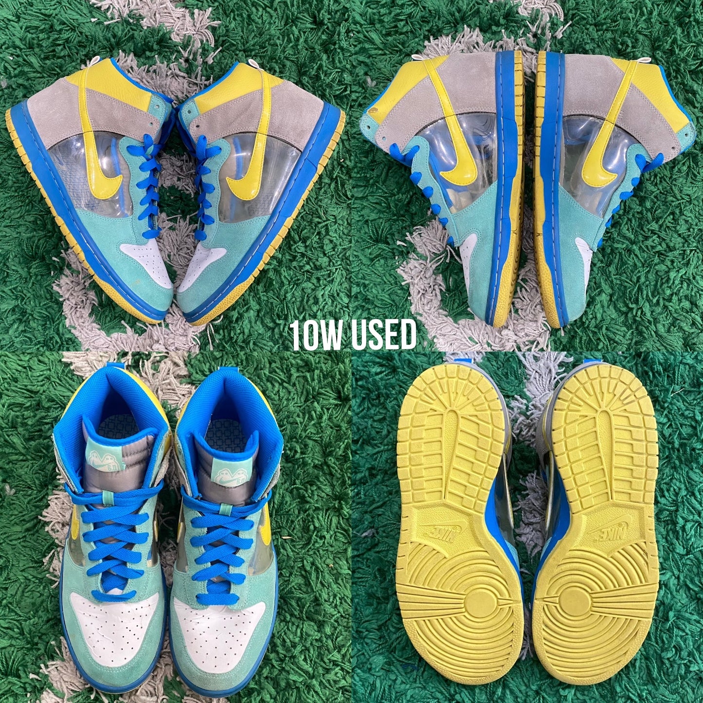 Nike Dunk High "See Thru Ozone Mint" WMNS