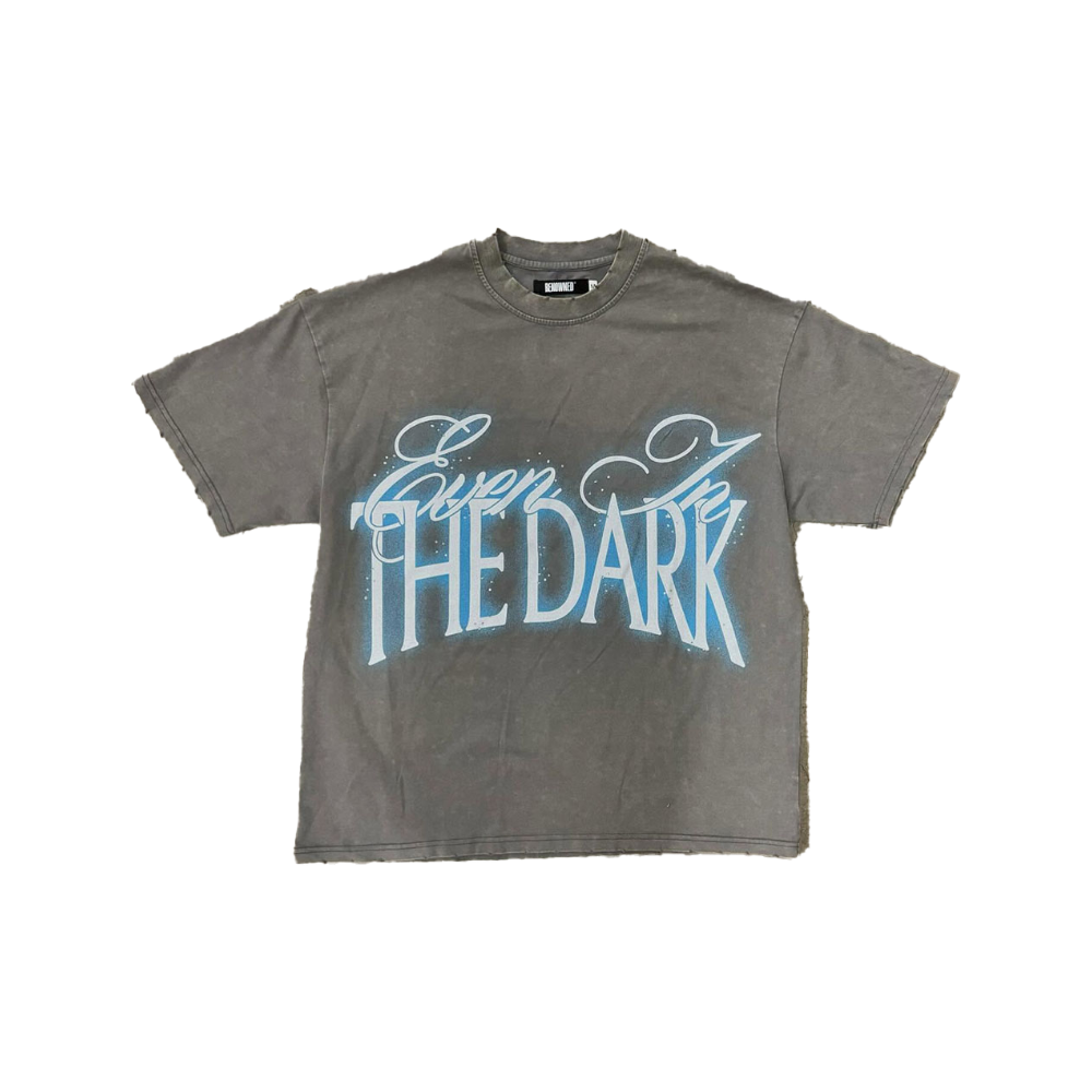 Renowned "Even in The Dark" Washed Grey Tee
