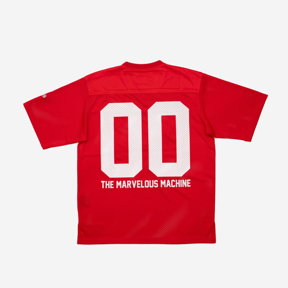 FELT “Overtown” Red Mesh Football Jersey