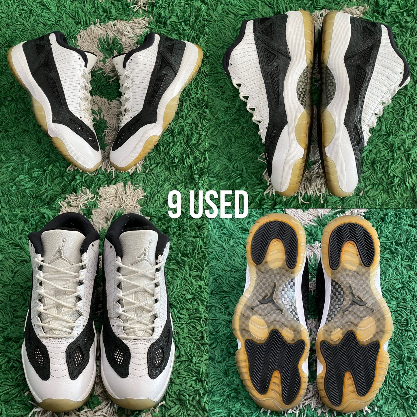 Air Jordan 11 Retro Low ie "White/Black"