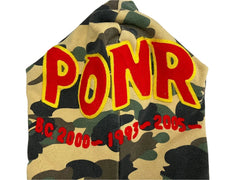 BAPE "1st Camo PONR Shark" Yellow Camo Full Zip Hoodie