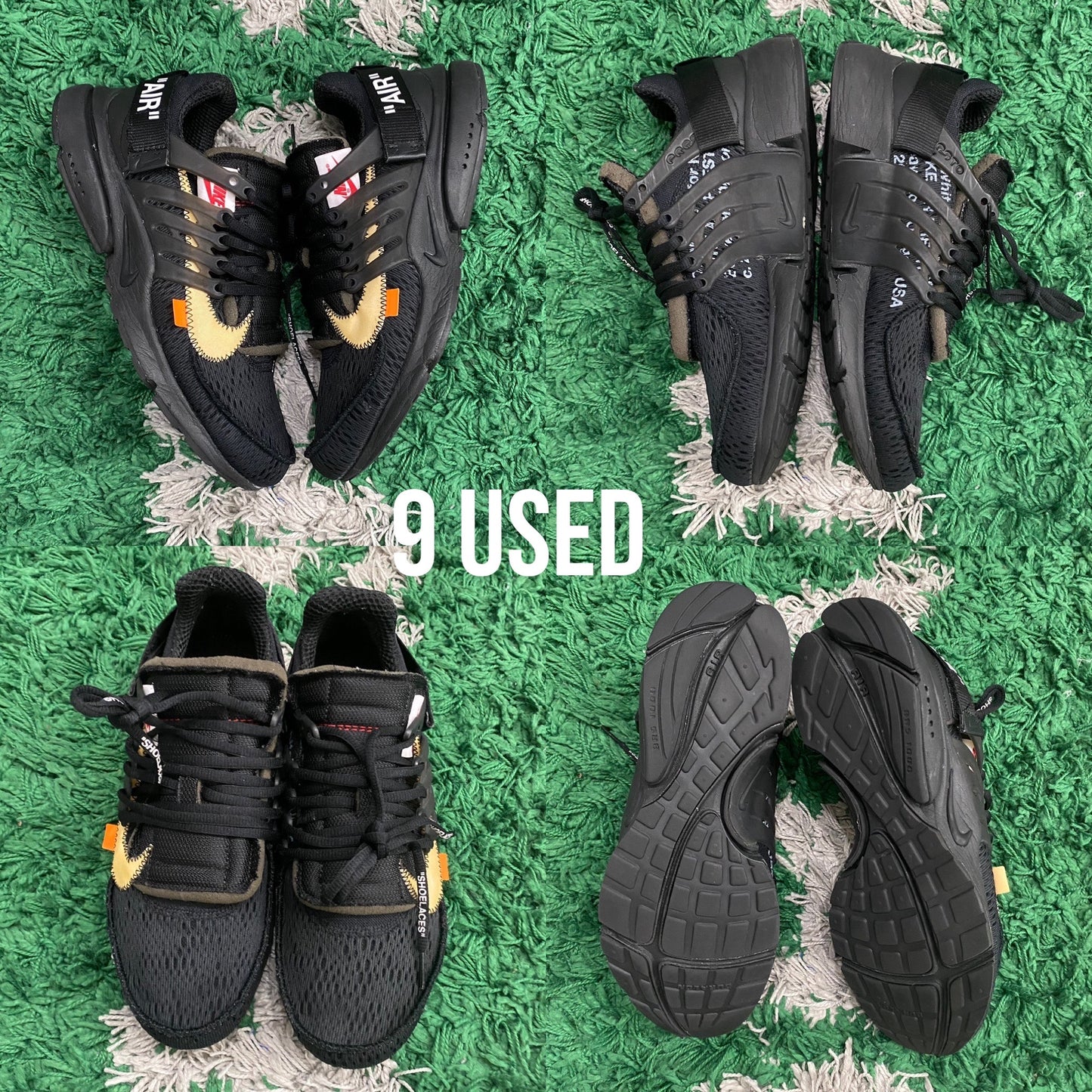 Nike Air Presto Off-White "Black (2018)" USED