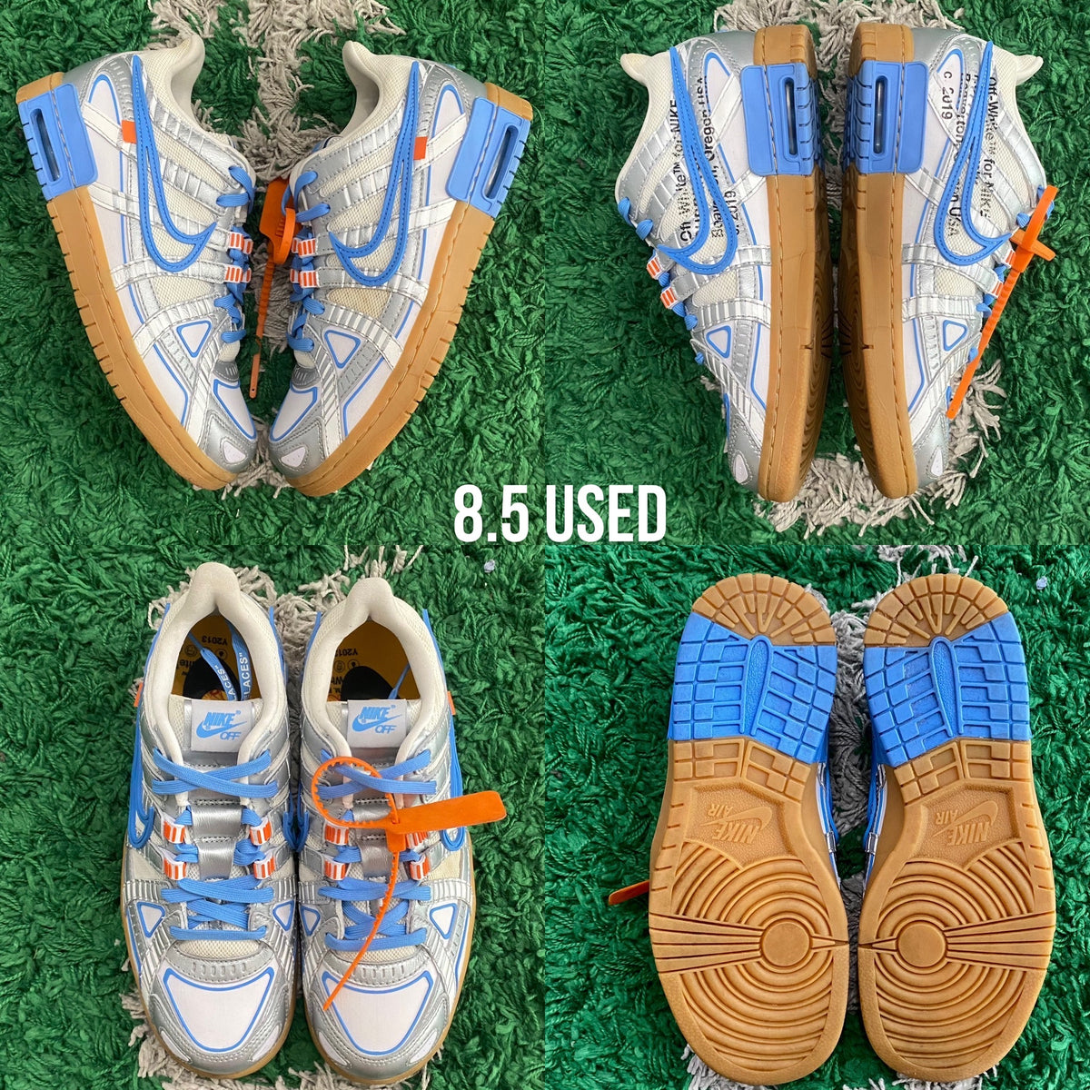 Nike Air Rubber Dunk x Off White "Unc"