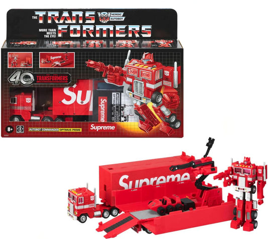 Supreme x Transformers "G1 Optimus Prime" Figure