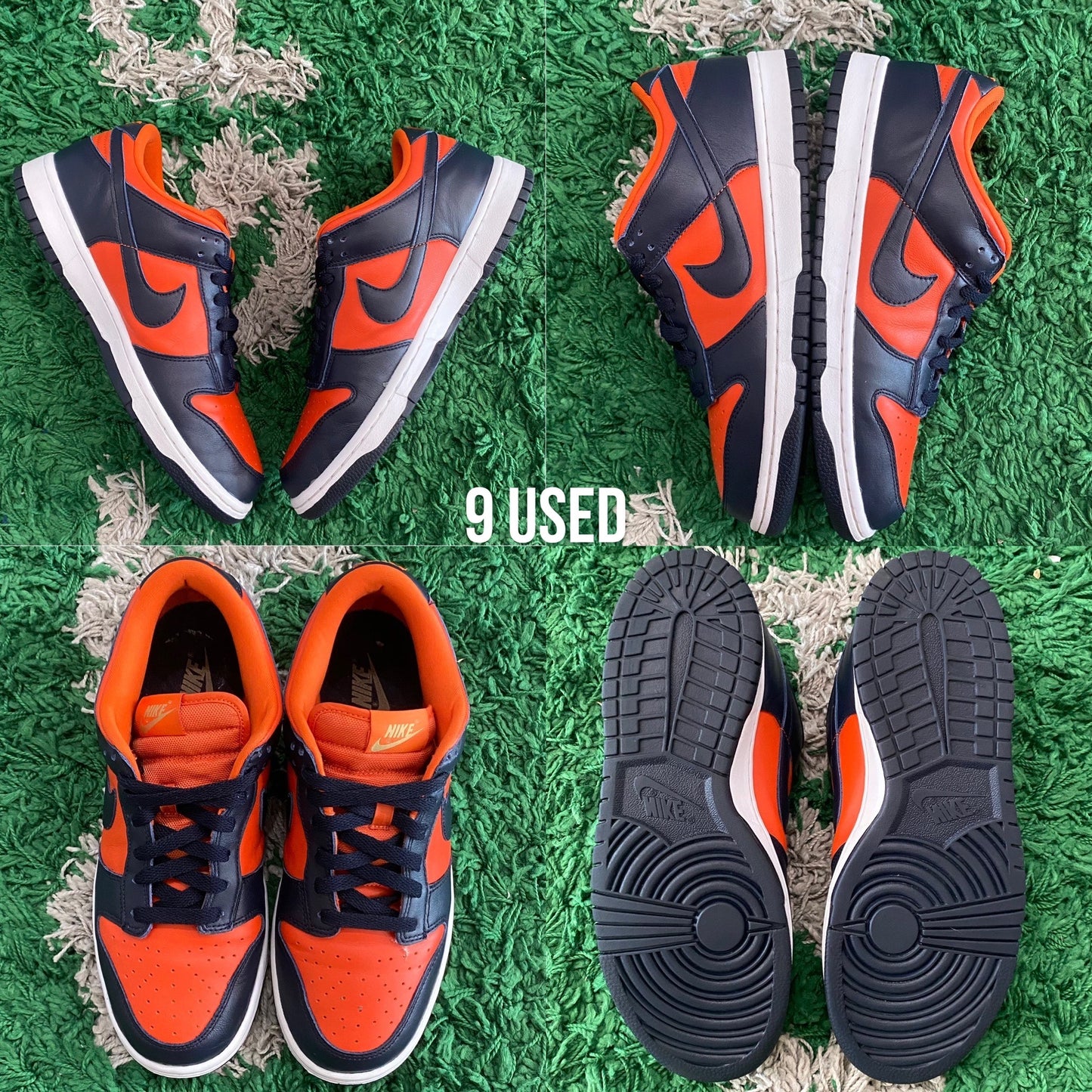 Nike Dunk Low “Champ University Orange Marine” USED