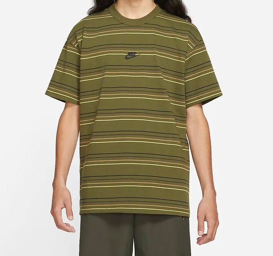 Nike Premium Tee Olive Stripe