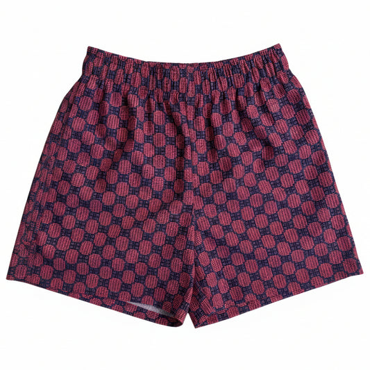 Bravest Studios "BB Monogram" Fucshia Mesh Shorts
