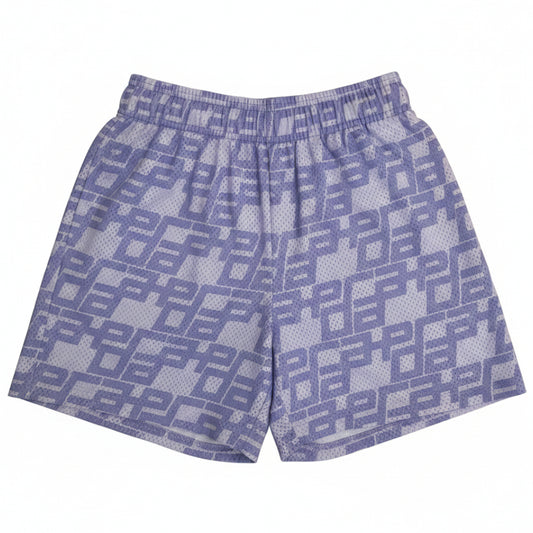 Bravest Studios "PRD Monogram" Purple Mesh Shorts