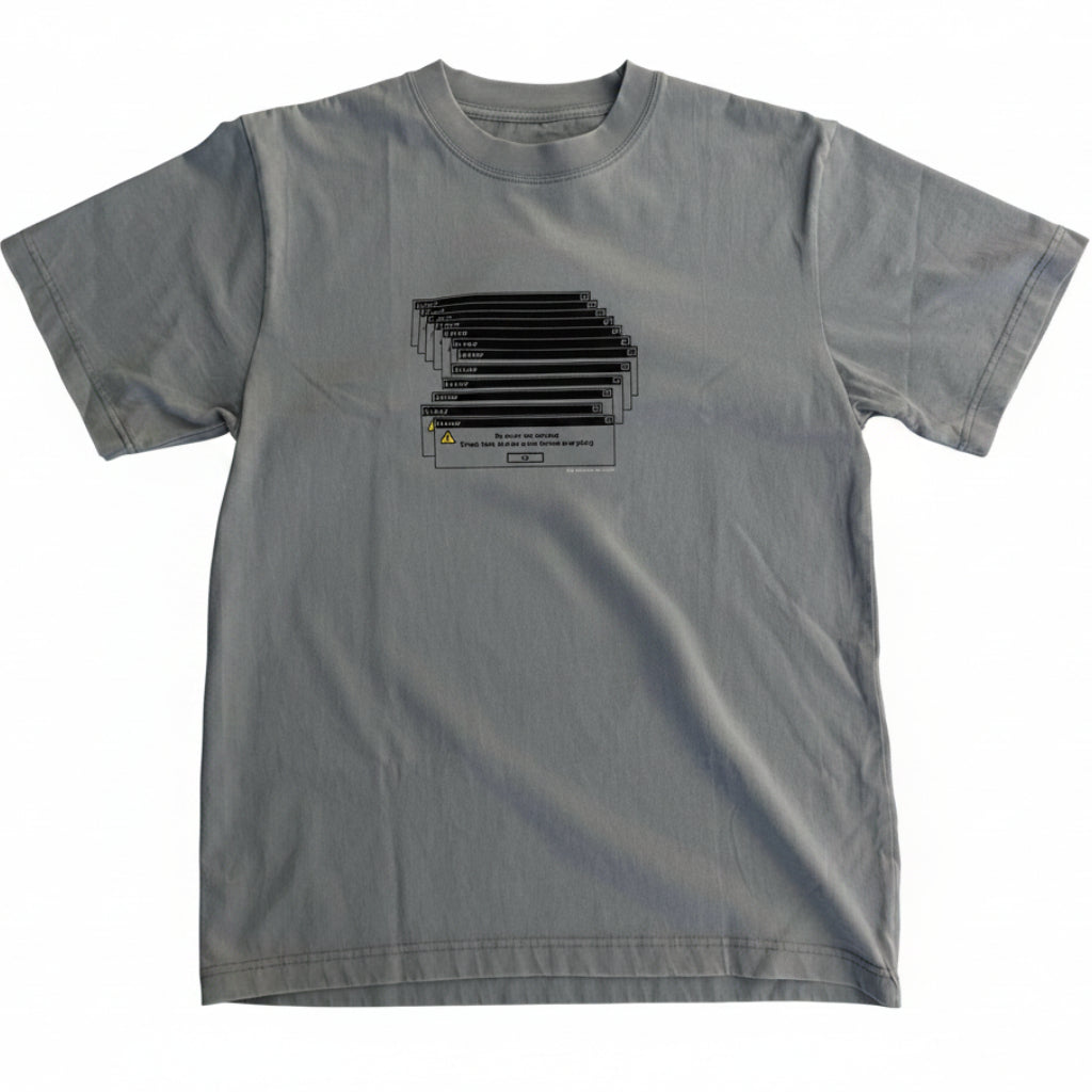 GHE 'Error' Grey Tee