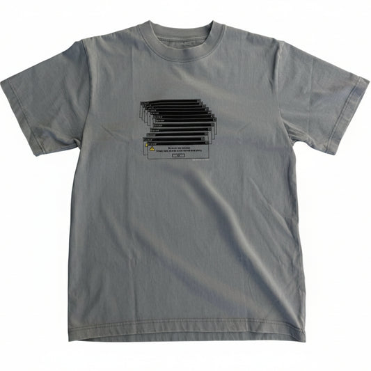 GHE 'Error' Grey Tee