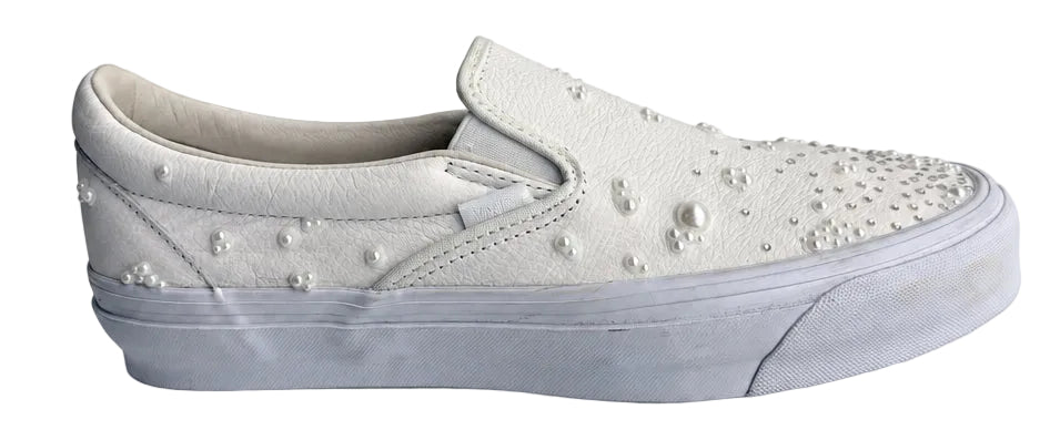 Fujimoto LX Classic Slip-on ‘White Leather’ Pearlized