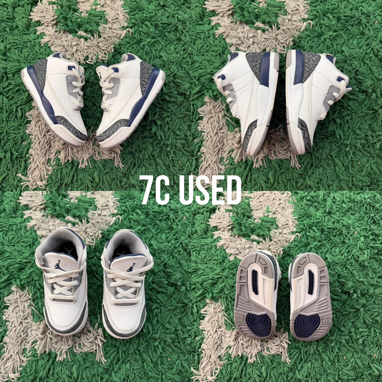 Air Jordan 3 Retro "Midnight Navy" USED