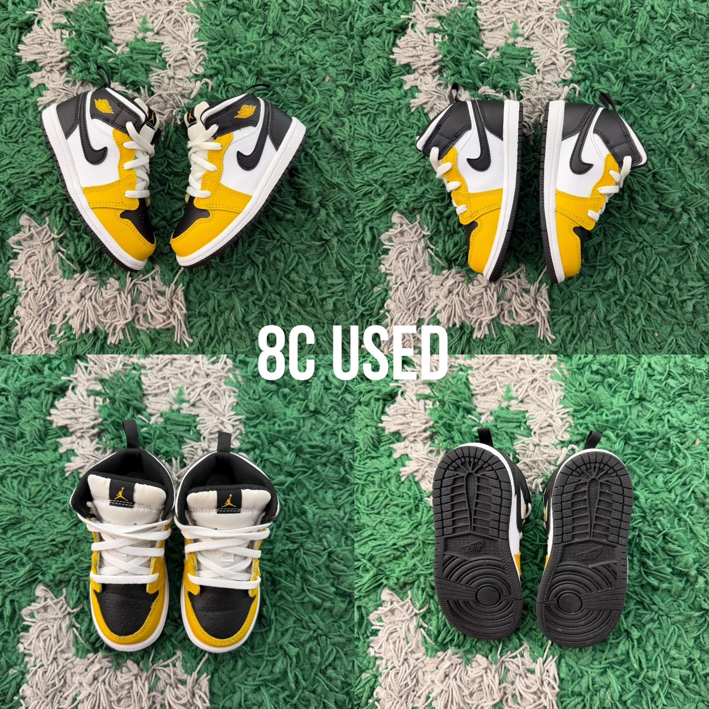 Air Jordan 1 Mid 'Yellow Ochre' USED