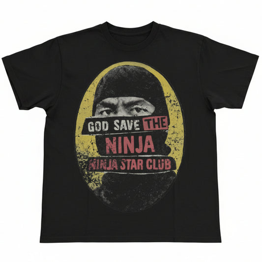 Fujimoto 'God Save The Ninja' Black Tee