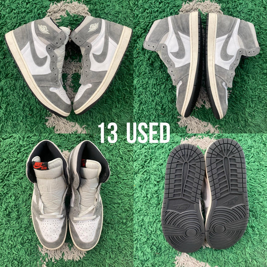 Jordan 1 Retro High OG "Washed Black" USED