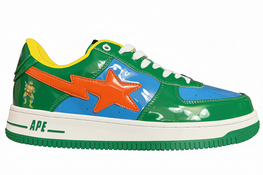 FUJIMOTO Design Bapesta “Leonardo Blue Ninja Turtles”