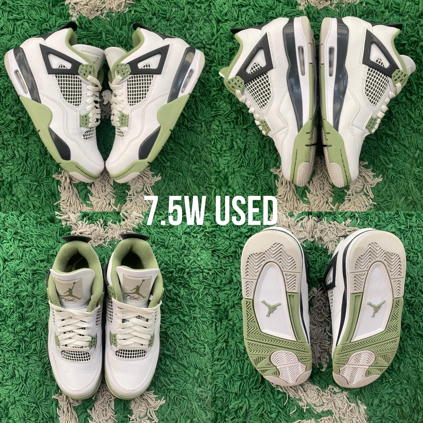 Air Jordan 4 "Seafoam" WMNS USED