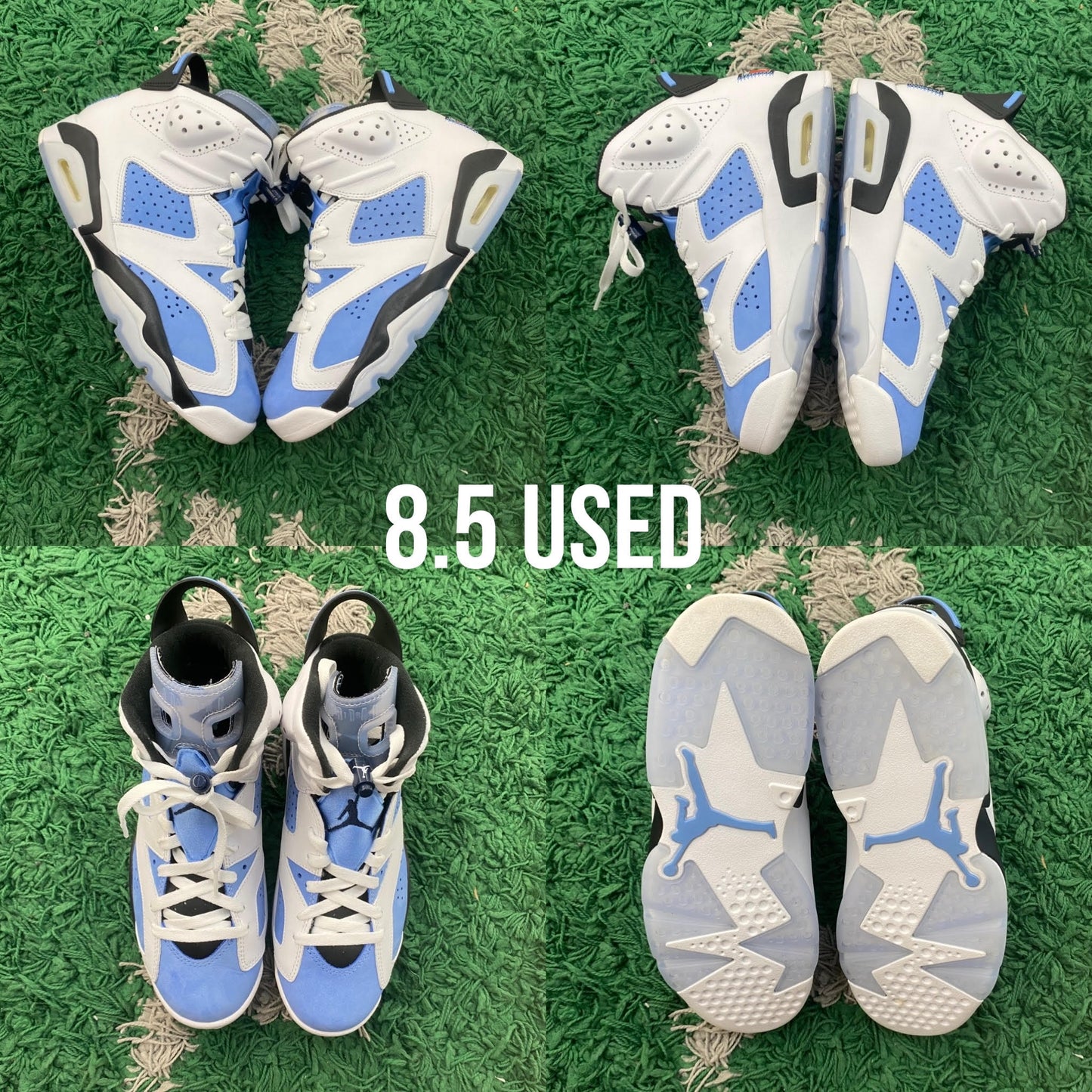 Air Jordan 6 Retro "UNC White" USED